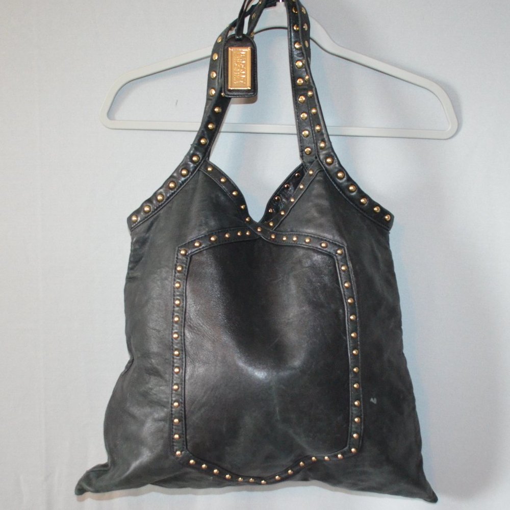 Badgley Mischka Soft Black Large Hobo Purse